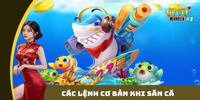 Các lệnh cơ bản khi săn cá