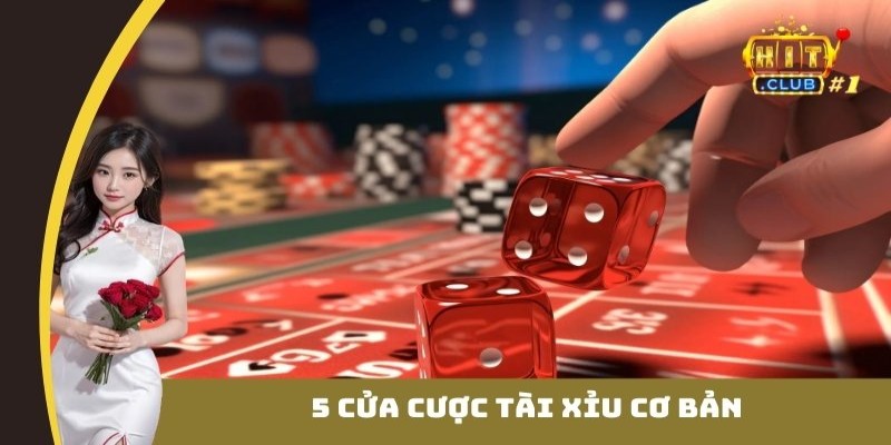 5 cửa cược tài xỉu cơ bản