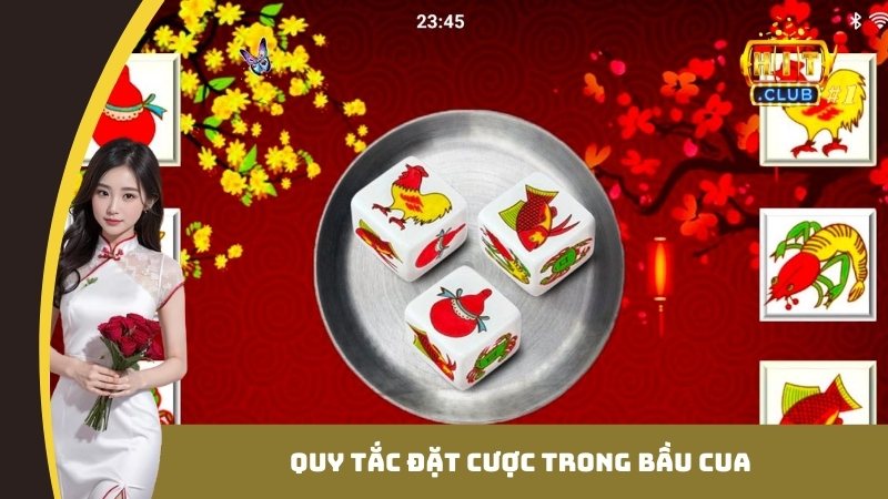 Quy tắc đặt cược trong Bầu Cua