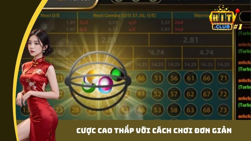 Cược cao thấp với cách chơi đơn giản